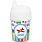 Transportation & Stripes Baby Sippy Cup (Personalized)