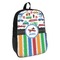 Transportation & Stripes Kids Backpack (Personalized)