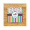Transportation & Stripes Bamboo Trivet with Ceramic Tile Insert (Personalized)