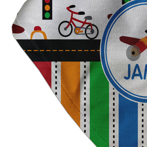 Transportation & Stripes Bandana Detail