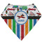 Transportation & Stripes Bandana Bib (Personalized)