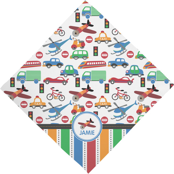 Transportation & Stripes Bandana - Full View