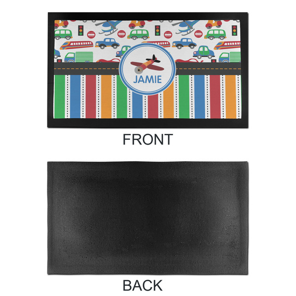 Transportation & Stripes Bar Mat - Small - APPROVAL
