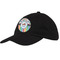 Transportation & Stripes Baseball Cap - Black (Personalized)