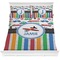 Transportation & Stripes Comforter Set - Full / Queen (Personalized)