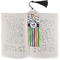 Transportation & Stripes Bookmark with tassel - In book