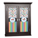Transportation & Stripes Cabinet Decal - XLarge (Personalized)
