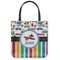 Transportation & Stripes Canvas Tote Bag (Personalized)