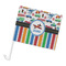 Transportation & Stripes Car Flag - Large (Personalized)