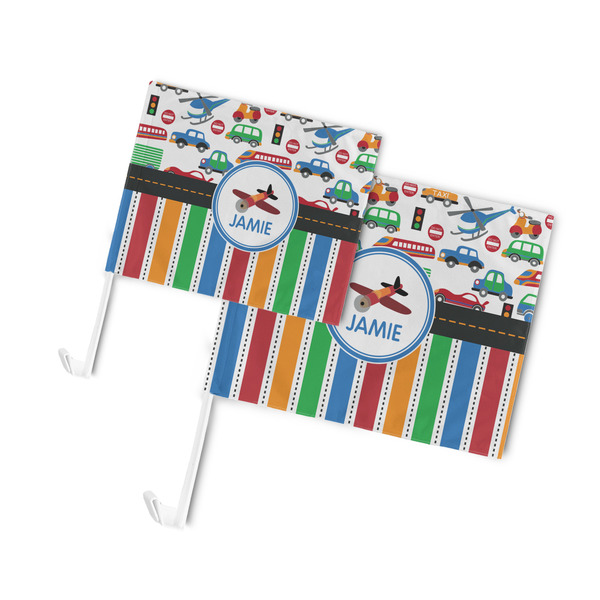 Transportation & Stripes Car Flags - PARENT MAIN (both sizes)