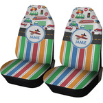 Transportation & Stripes Car Seat Covers (Set of Two) (Personalized)