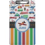 Transportation & Stripes Clipboard (Legal Size) (Personalized)