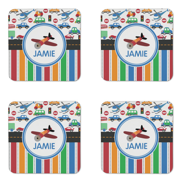 Transportation & Stripes Coaster Set - APPROVAL