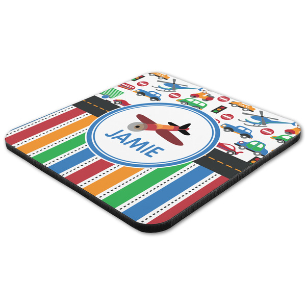 Transportation & Stripes Coaster Set - FLAT (one)
