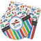 Transportation & Stripes Rubber Backed Coaster (Personalized)
