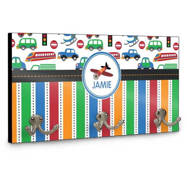 Transportation & Stripes Coat Hanger Main