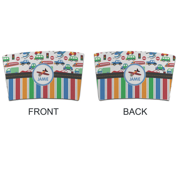 Transportation & Stripes Coffee Cup Sleeve - APPROVAL