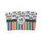 Transportation & Stripes Coffee Cup Sleeve - FRONT