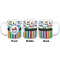 Transportation & Stripes Coffee Mug - 11 oz - White APPROVAL