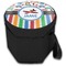 Transportation & Stripes Collapsible Personalized Cooler & Seat (Closed)