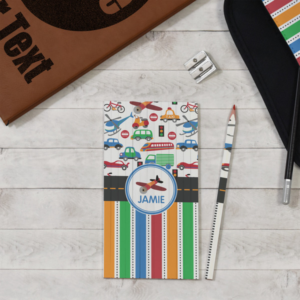 Transportation & Stripes Colored Pencils - In Context