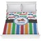 Transportation & Stripes Comforter - Full / Queen (Personalized)