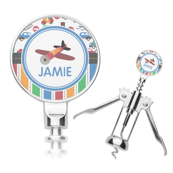 Custom Transportation & Stripes Corkscrew (Personalized)