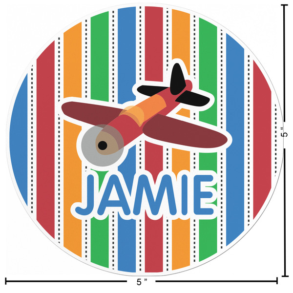 Transportation & Stripes Custom Shape Iron On Patches - L - APPROVAL