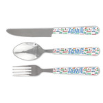 Transportation & Stripes Cutlery Set (Personalized)