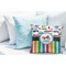 Transportation & Stripes Decorative Pillow Case - LIFESTYLE 2