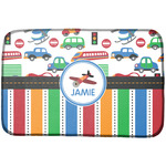 Transportation & Stripes Dish Drying Mat (Personalized)