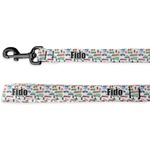 Transportation & Stripes Deluxe Dog Leash (Personalized)