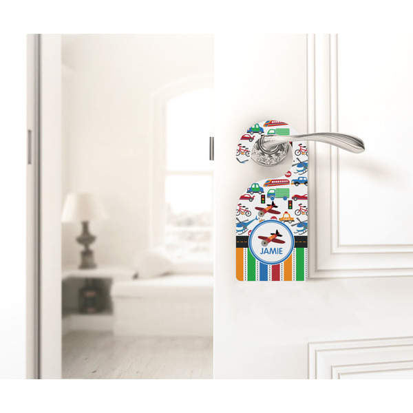 Transportation & Stripes Door Hanger - LIFESTYLE