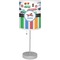 Transportation & Stripes Drum Lampshade with base included