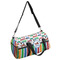 Transportation & Stripes Duffle bag with side mesh pocket