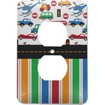 Transportation & Stripes Electric Outlet Plate