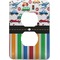 Transportation & Stripes Electric Outlet Plate