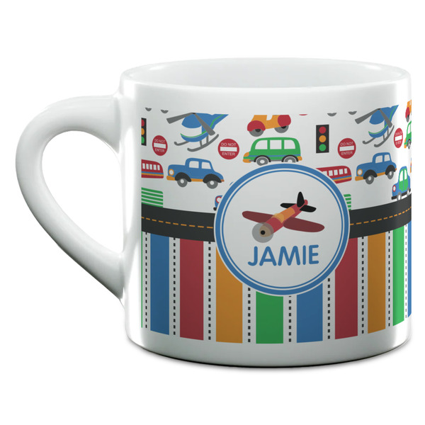 Transportation & Stripes Espresso Cup - 6oz (Double Shot) (MAIN)