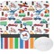 Transportation & Stripes Washcloth (Personalized)
