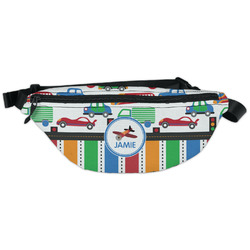 Transportation & Stripes Fanny Pack - Classic Style (Personalized)