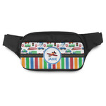 Transportation & Stripes Fanny Pack - Modern Style (Personalized)