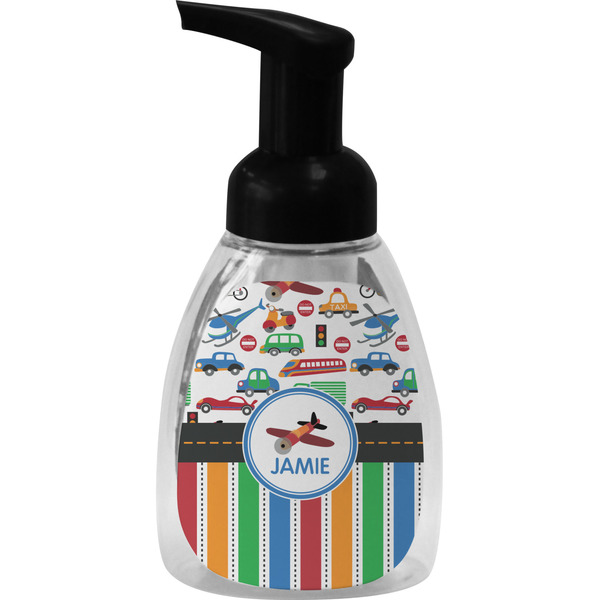 Transportation & Stripes Foam Soap Bottle