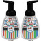 Transportation & Stripes Foam Soap Bottle (Front & Back)