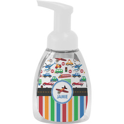 Transportation & Stripes Foam Soap Bottle (Personalized)