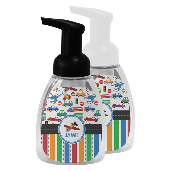 Transportation & Stripes Foam Soap Bottles - Main