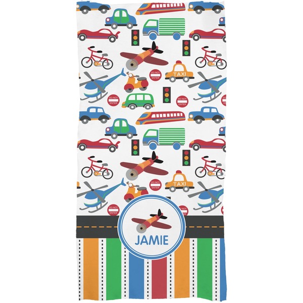 Transportation & Stripes Full Sized Bath Towel - Apvl