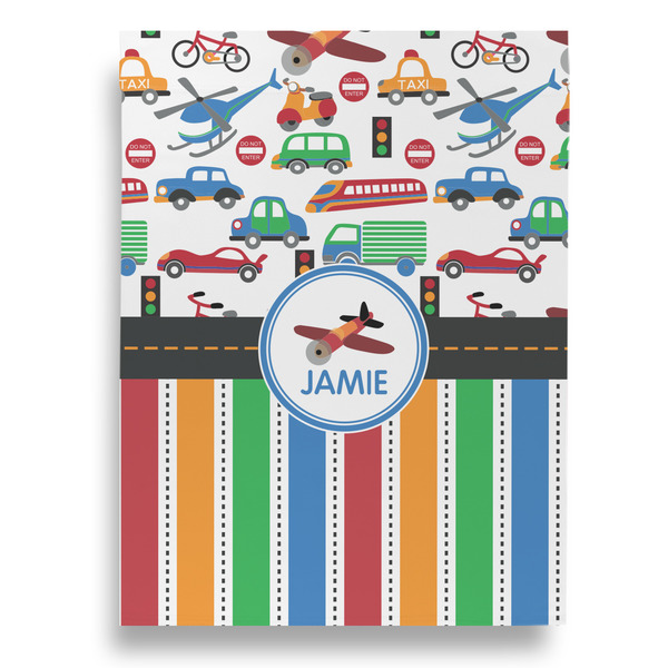 Transportation & Stripes Garden Flags - Large - Single Sided - FRONT