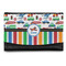 Transportation & Stripes Genuine Leather Women's Wallet - Small (Personalized)