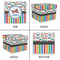 Transportation & Stripes Gift Boxes with Lid - Canvas Wrapped - Medium - Approval