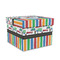 Transportation & Stripes Gift Box with Lid - Canvas Wrapped - Medium (Personalized)